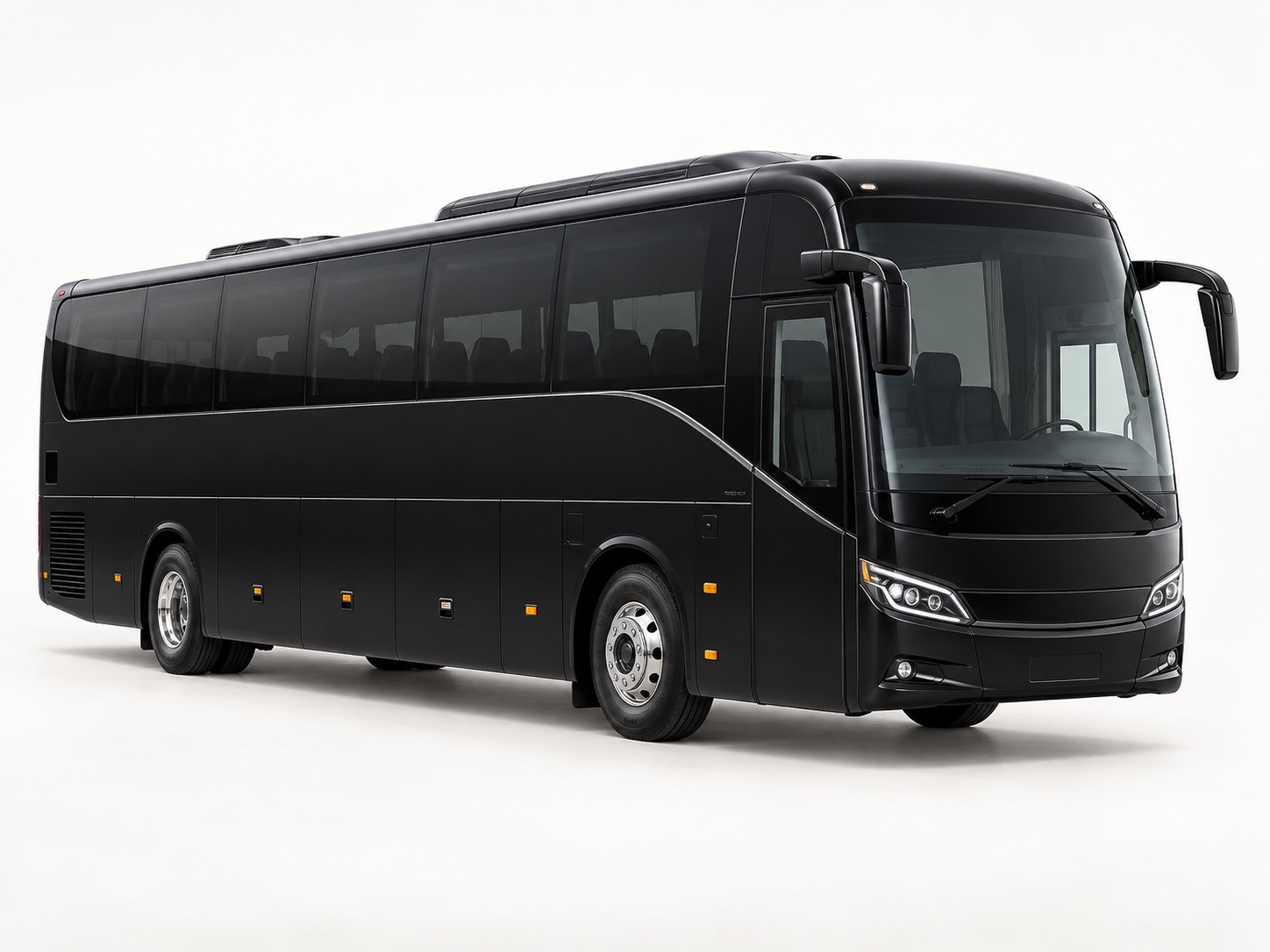 Modern private coach bus for group transfers from Montpellier
